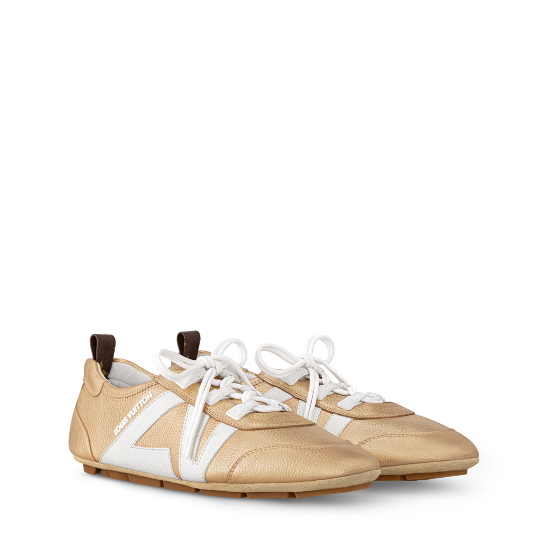 Louis Vuitton ロゴストラップ スニーカー ゴールド LV Sneakerina - Shoes | LOUIS VUITTON